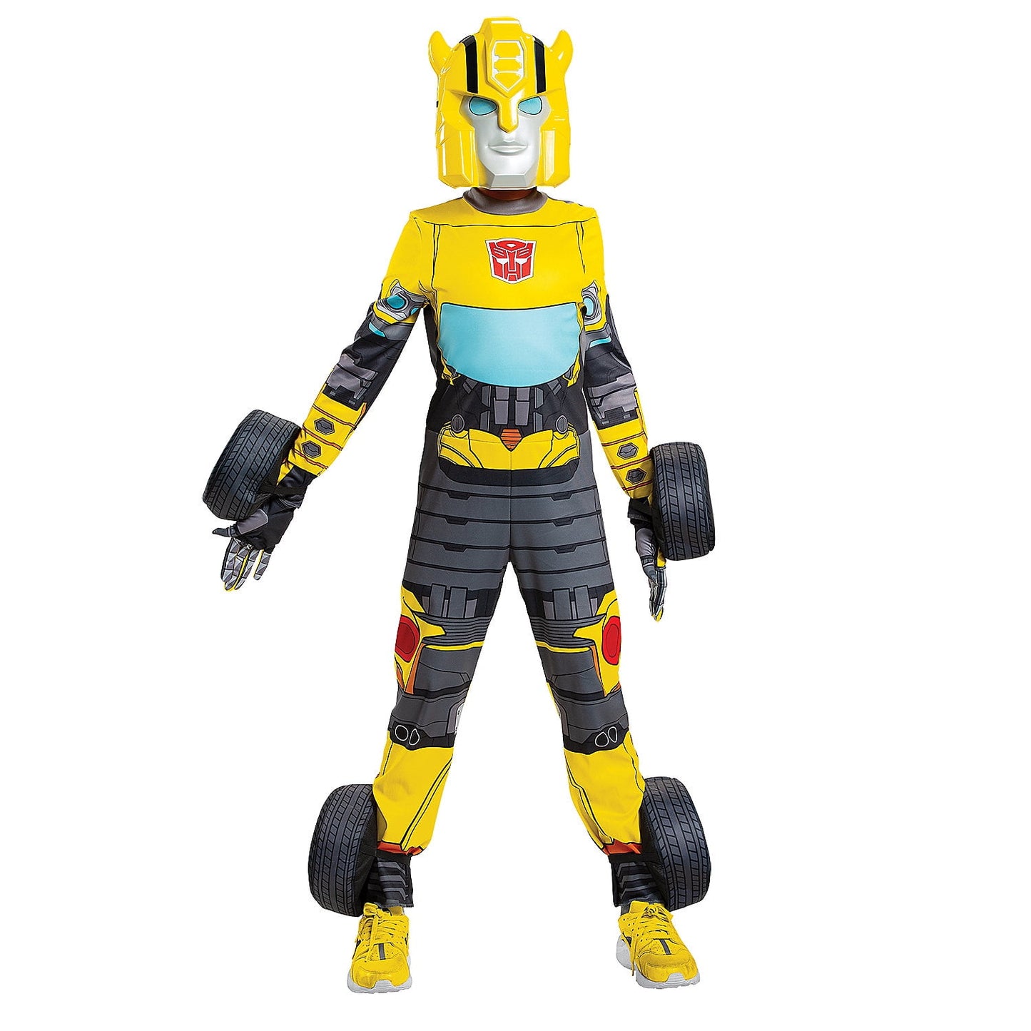 Disguise Boys' Transformers Bumblebee Transforming Jumpsuit Costume - Size 7-8