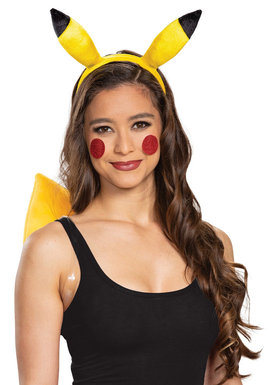 Disguise Costumes Adult Pikachu Headband and Tail Accessory Kit Costume Accessory